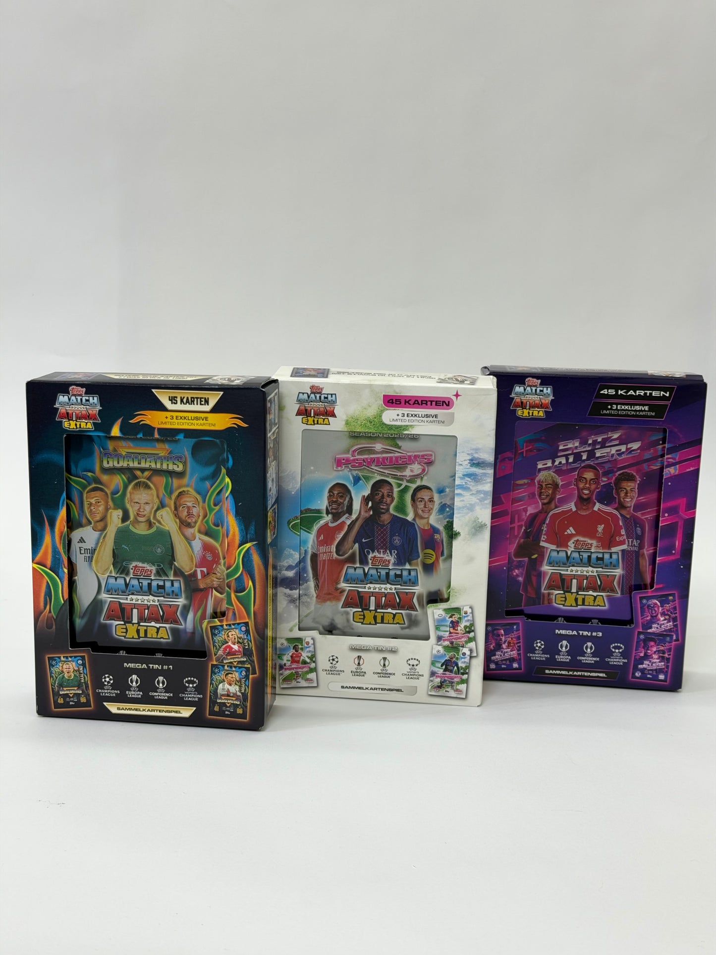 Topps UCC Champions League Match Attax EXTRA 2025/26 - Mega Tin Set