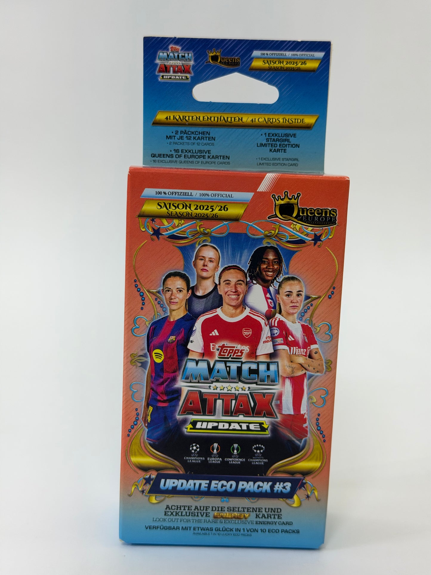 Topps UCC Champions League Match Attax 2024/25 - Update ECO Pack - Queens of Europe