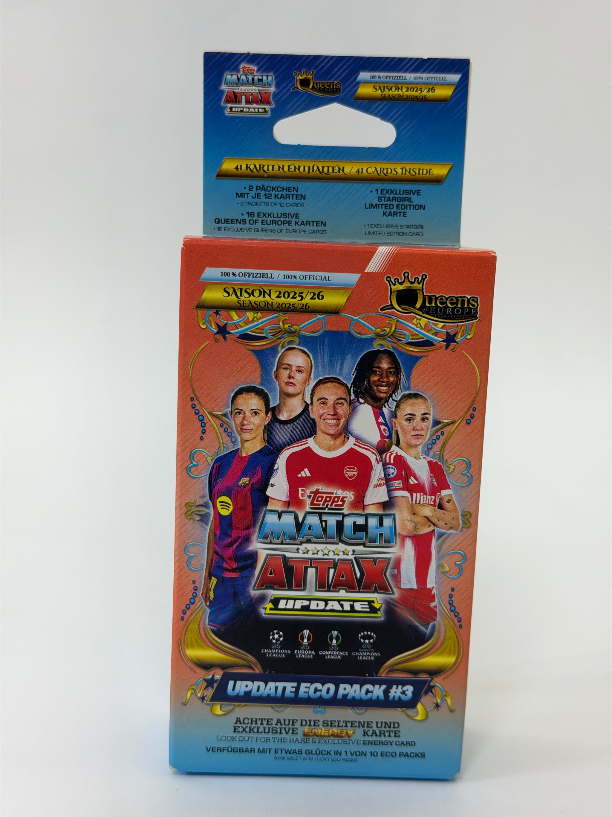 Topps UCC Champions League Match Attax 2024/25 - Update ECO Pack - Queens of Europe