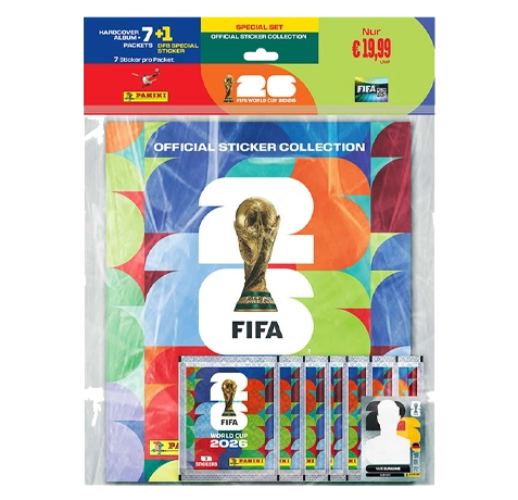 Panini FIFA World Cup 2026 Sticker Hardcover Album-Set