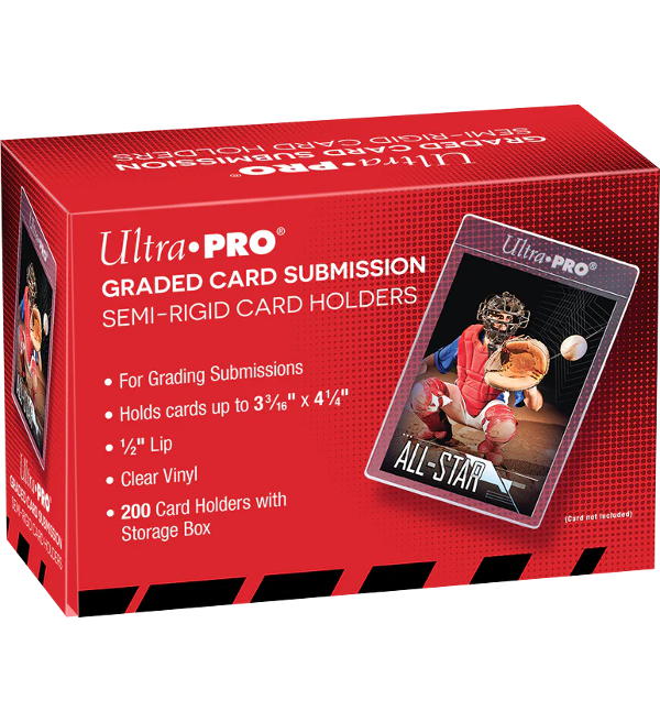 Ultra Pro Graded Card Submission - Semi-Rigid Card Holders - 200 Pcs